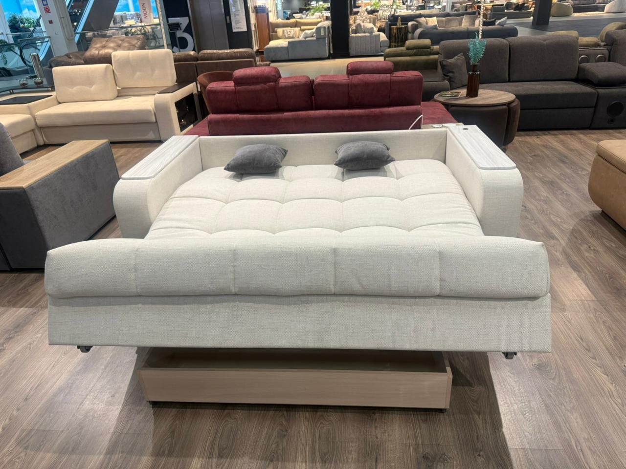 Прямой диван и кресло «IQ 128»